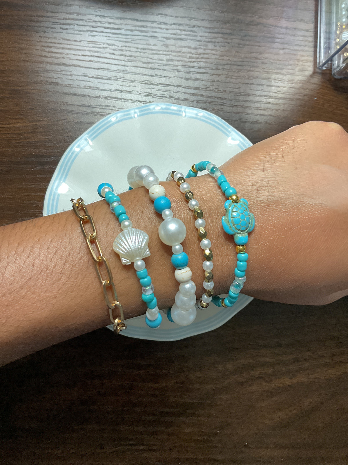 ✨Coastal pearl stack✨🌊