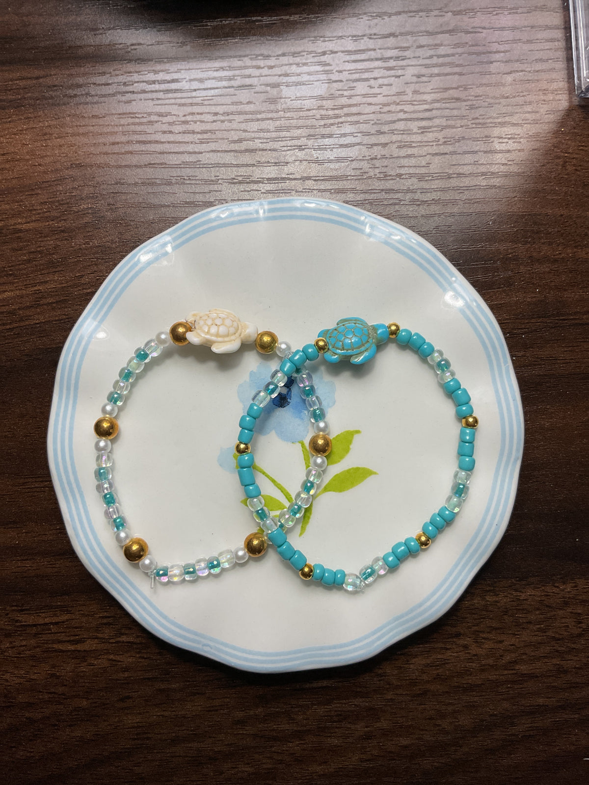 ✨matching coastal sea turtle bracelet bundle✨