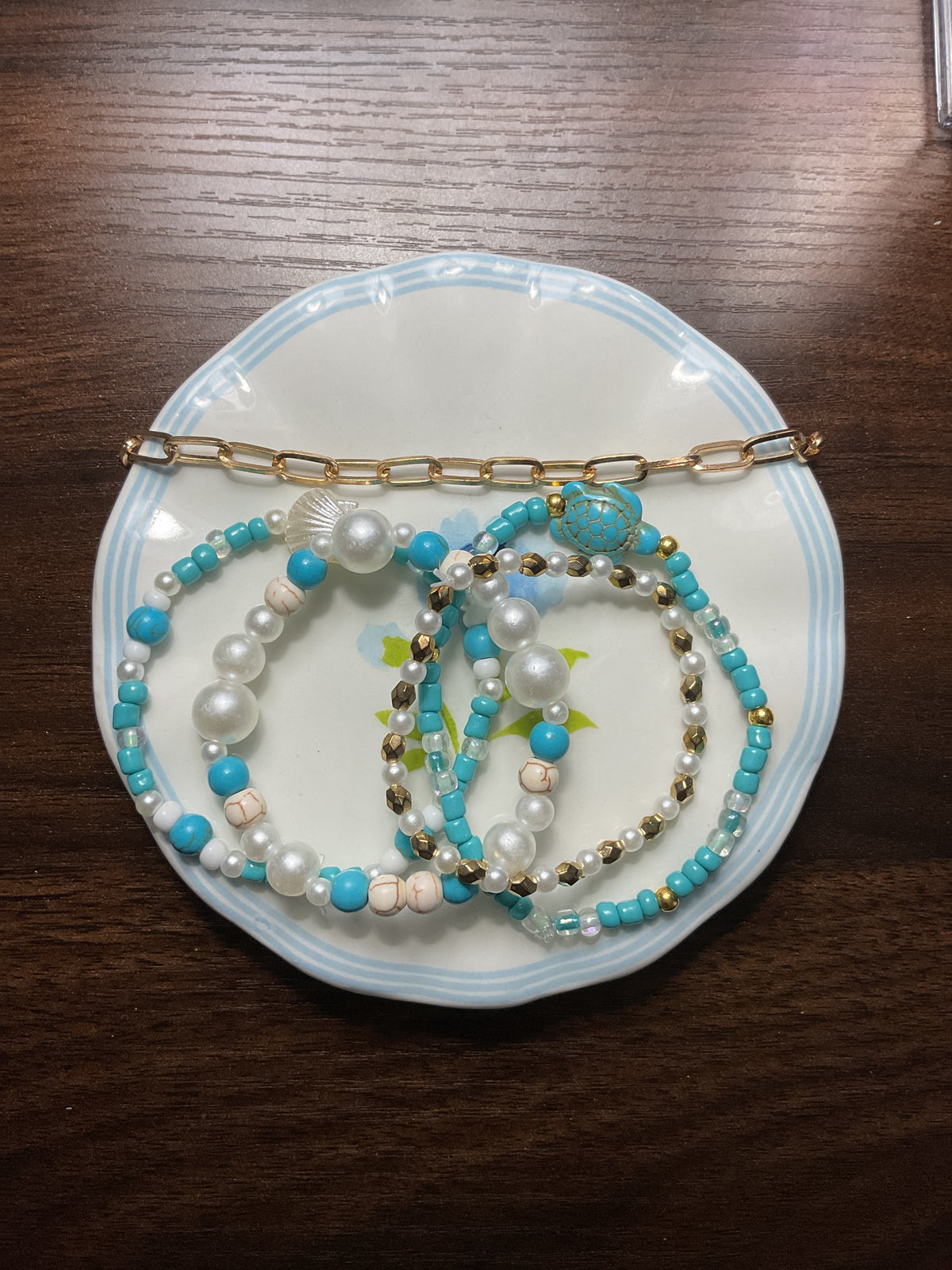 ✨Coastal pearl stack✨🌊