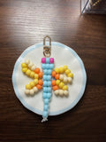 ✨pony bead dragonfly keychain✨